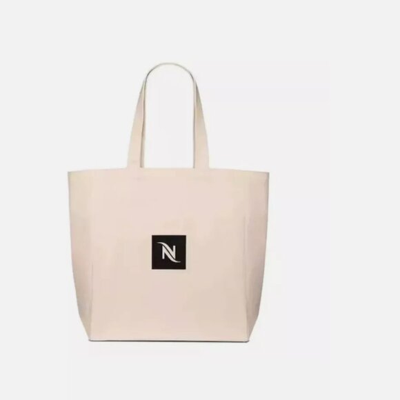 NEW Nespresso Upcycled Canvas Tote Bag - Picture 1 of 4